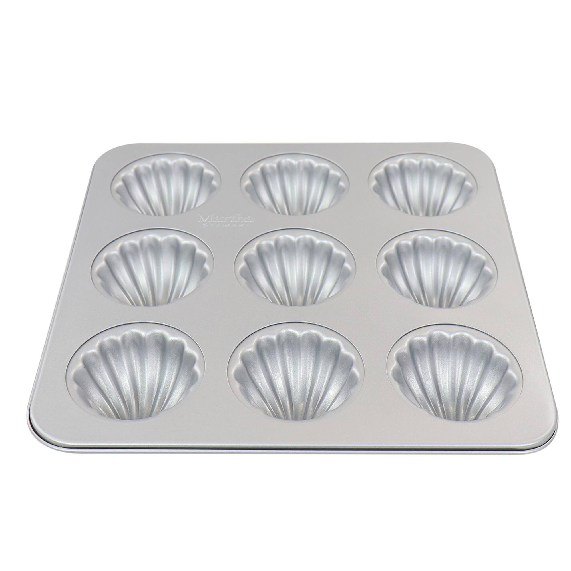 Martha Stewart 11" 9-Cup Carbon Steel Madeline Pan